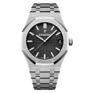 Superclone Audemars Piguet Royal Oak 41 – 15500ST.OO.1220ST.03 Black Dial, Stainless Steel Bracelet