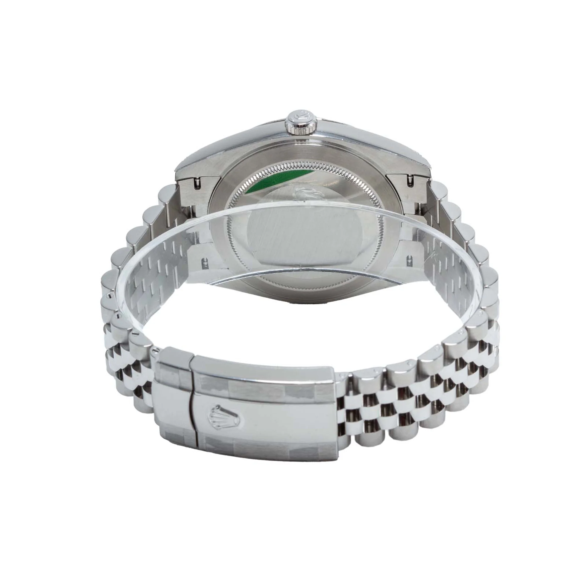 Superclone Rolex Datejust 41 Black Diamond Oystersteel White Gold Jubilee 126334 - Image 3