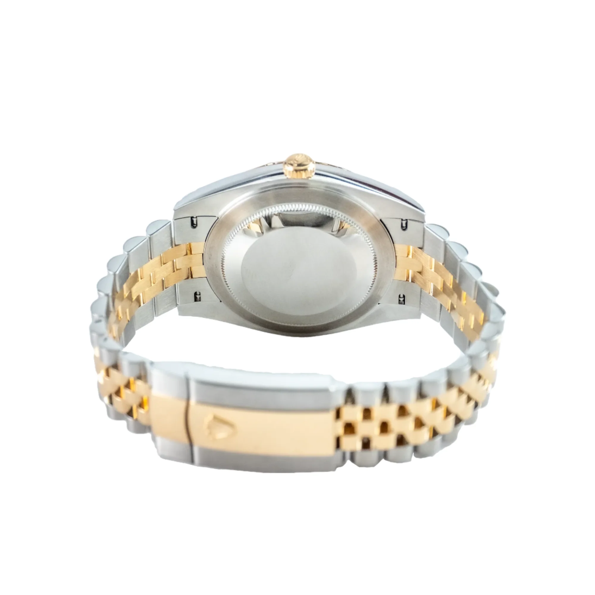 Superclone Rolex Datejust 41 Black Index Oystersteel Yellow Gold Jubilee 126333 - Image 2