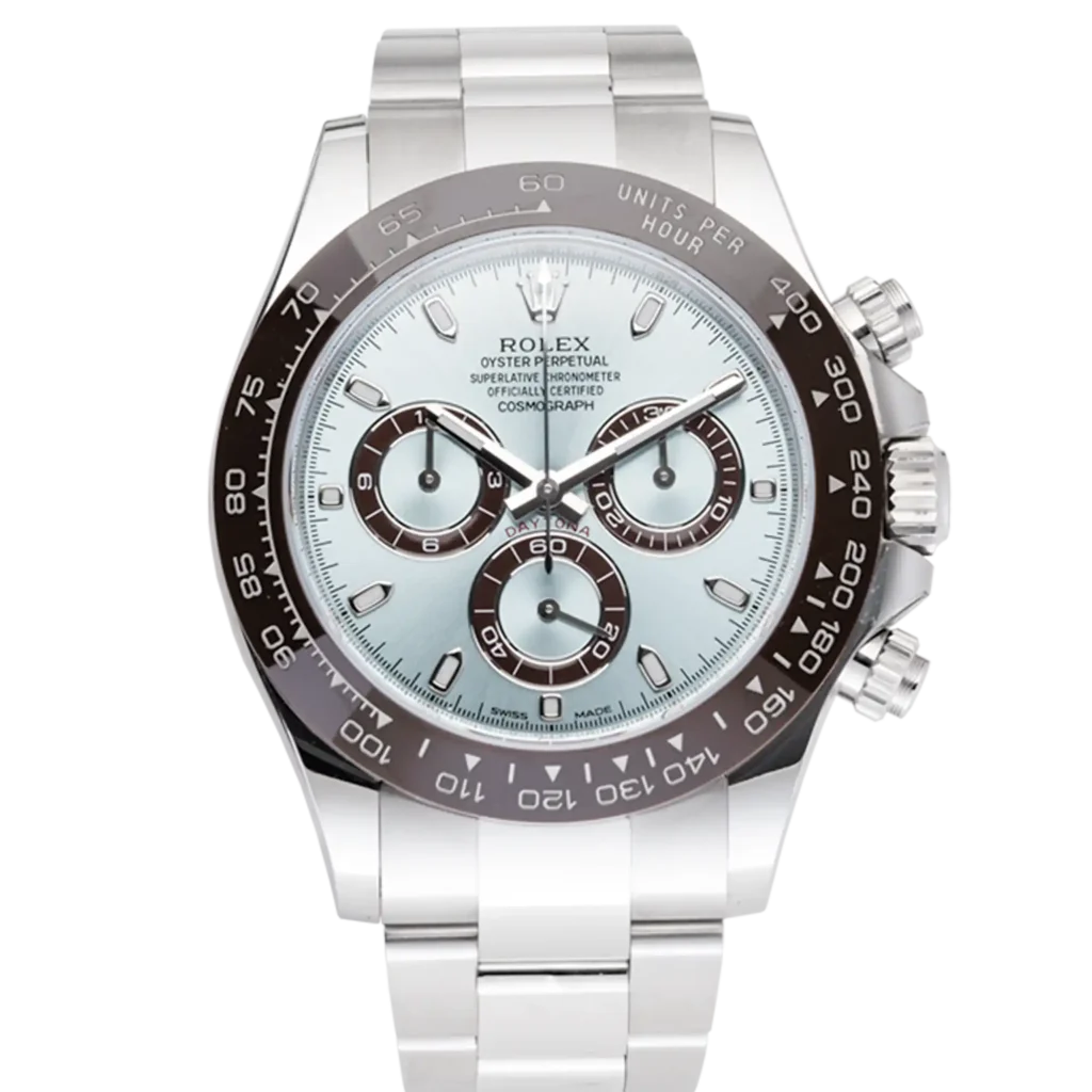 Superclone Rolex Daytona Ice Blue Dial Platinum 116506