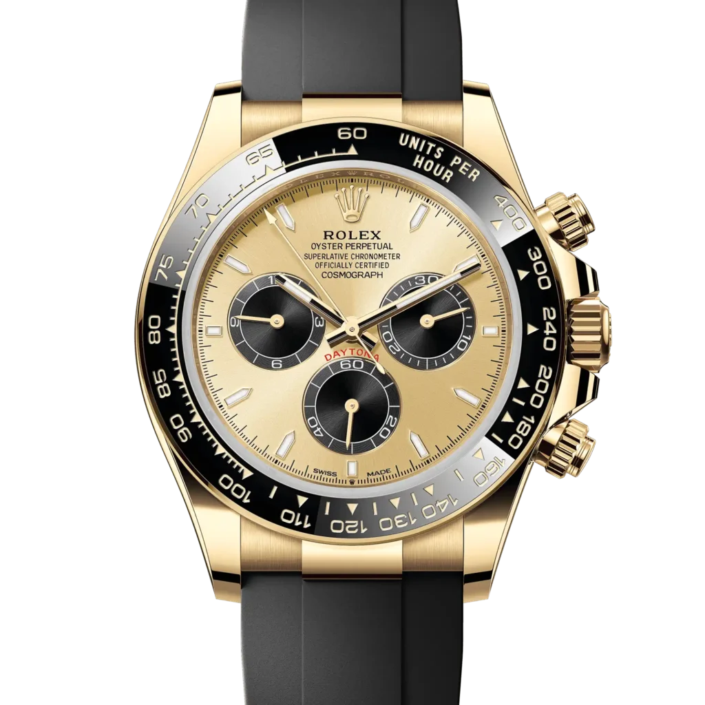 Superclone Rolex Daytona "Pikachu/YML" Gold Dial Yellow Gold Oysterflex 126518LN