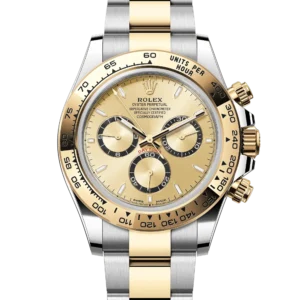 Superclone Rolex Daytona Yellow Gold Oystersteel Champagne Dial 126503