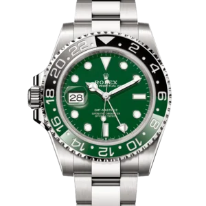 Superclone Rolex GMT-Master II "Sprite" Green Dial White Gold Oyster 126729VTNR