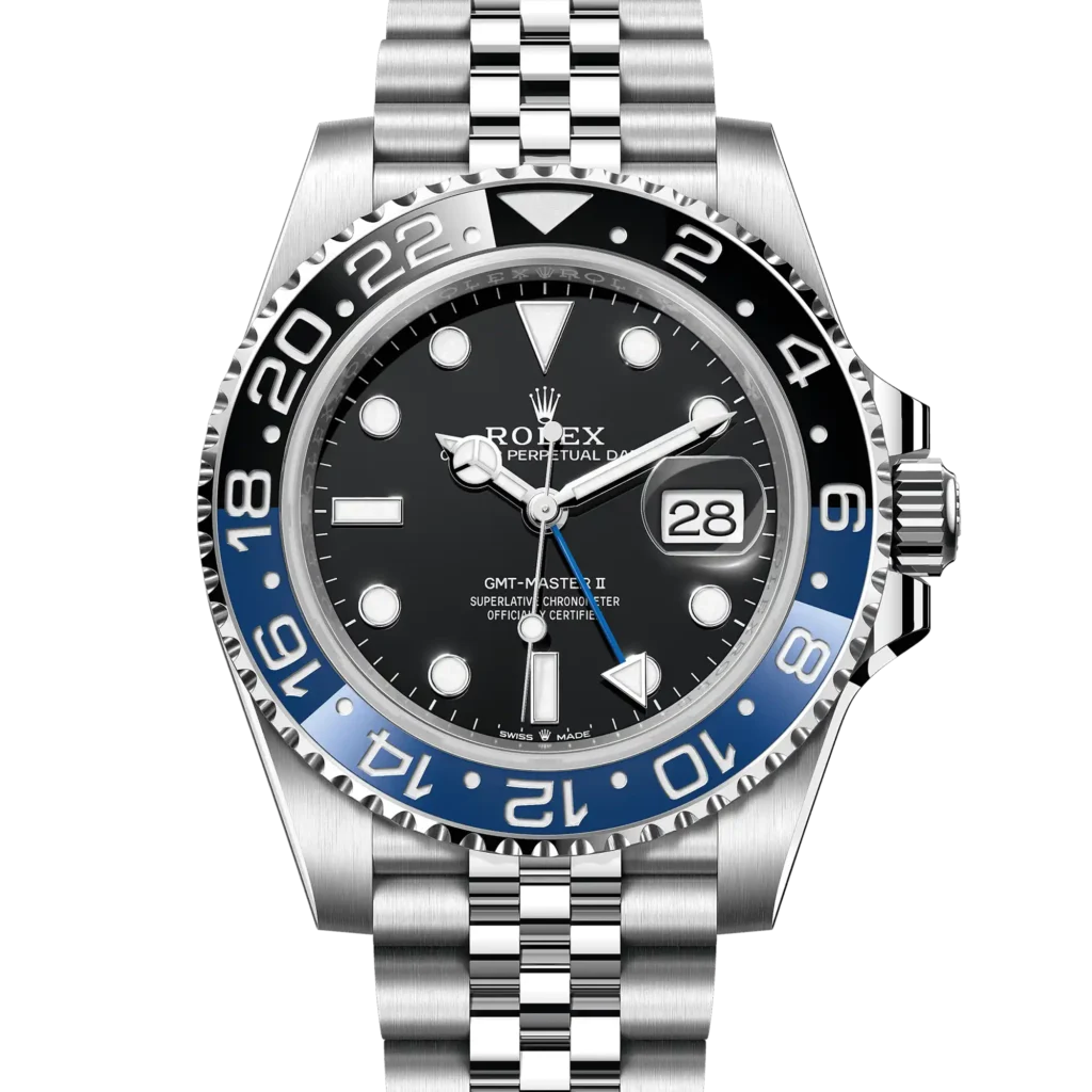 Superclone Rolex GMT Master II "Batgirl" Jubilee 126710BLNR