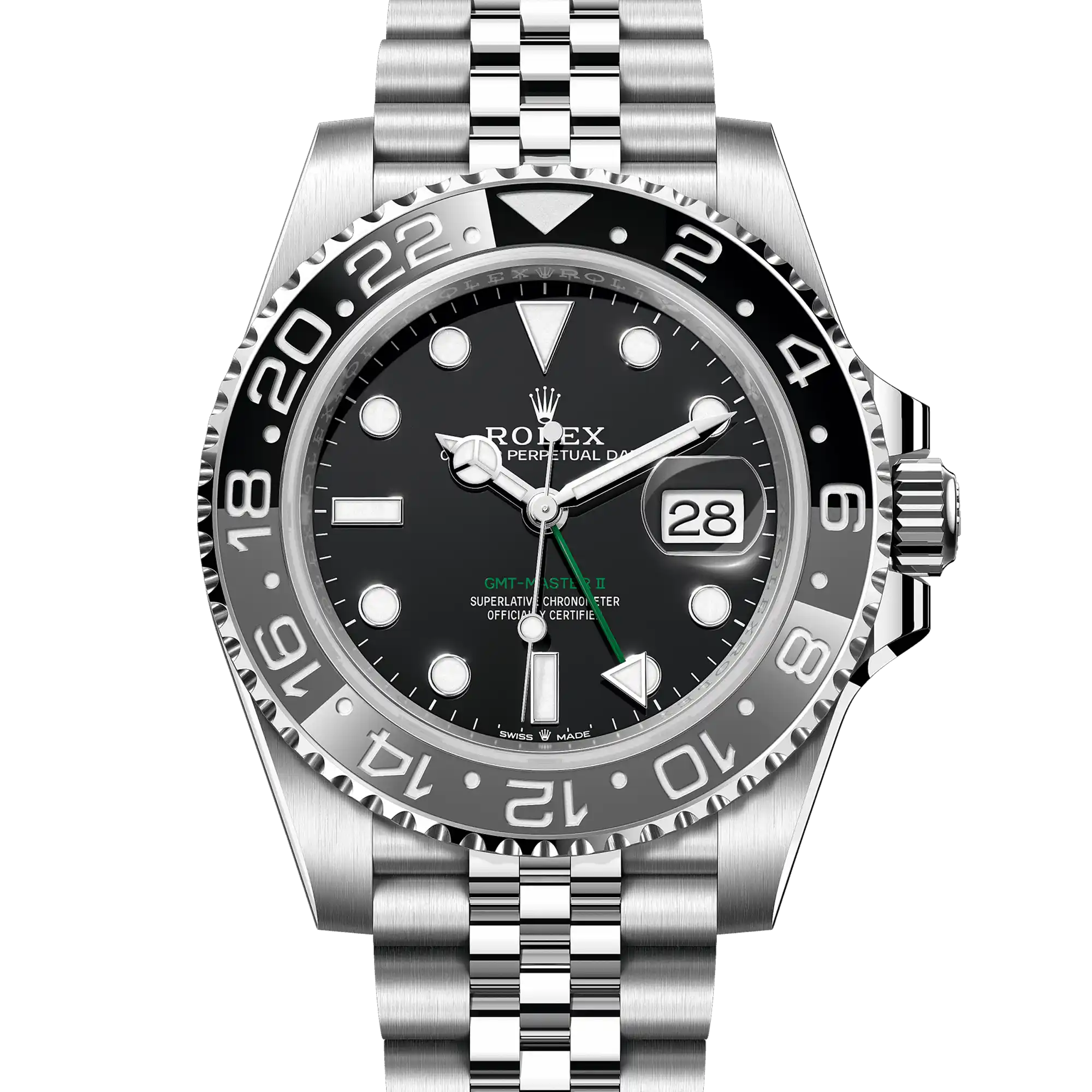 Superclone Rolex GMT Master II "Bruce Wayne" Jubilee 126710GRNR