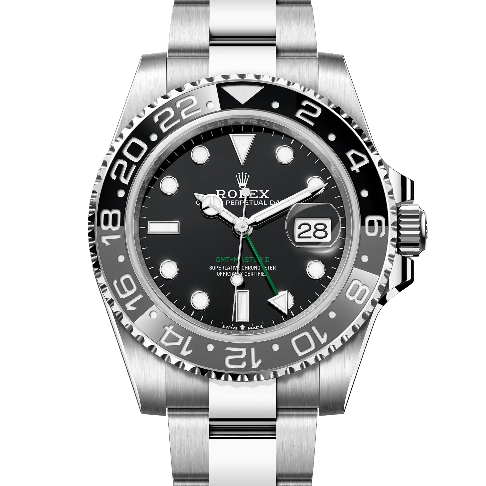 Superclone Rolex GMT Master II "Bruce Wayne" Oyster 126710GRNR