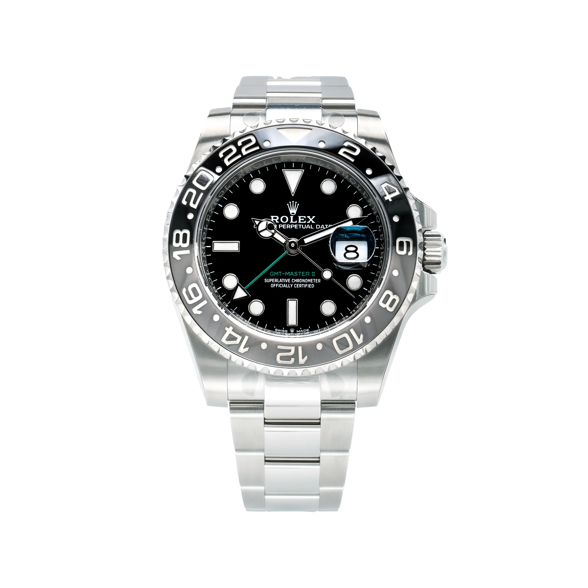 Superclone Rolex GMT Master II "Bruce Wayne" Oyster 126710GRNR - Image 2
