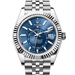 Superclone Rolex Sky Dweller Blue Dial Oystersteel and White Gold Jubilee 336934