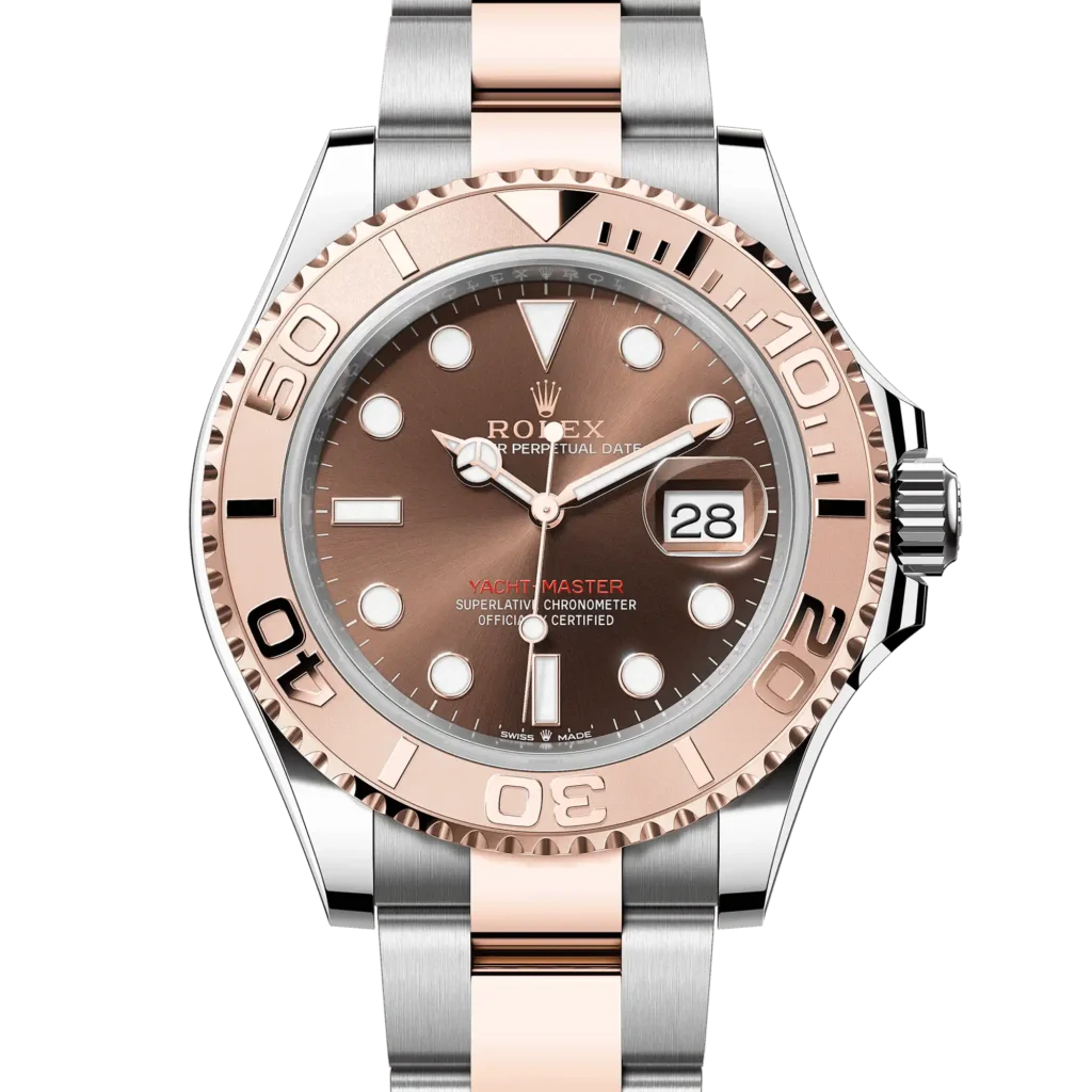Superclone Rolex Yacht-Master 40 Chocolate Dial Oystersteel and Everose Gold 126621